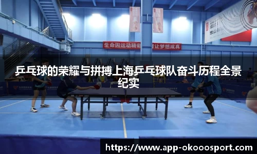 乒乓球的荣耀与拼搏上海乒乓球队奋斗历程全景纪实